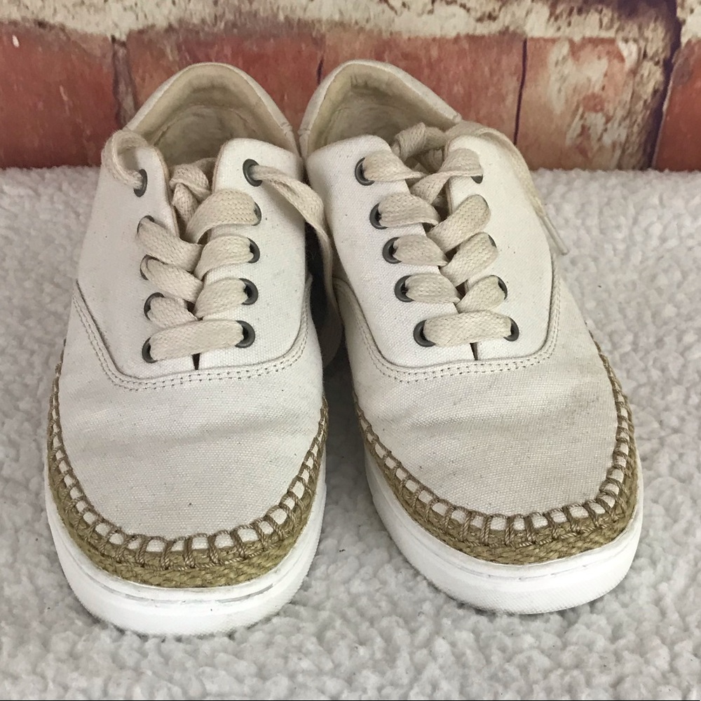 UGG AUSTRALIA EYAN II CANVAS BOAT STYLE SNEAKERS 6